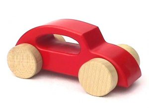 Holzauto Kaefer aus Holz für kleine Kinder